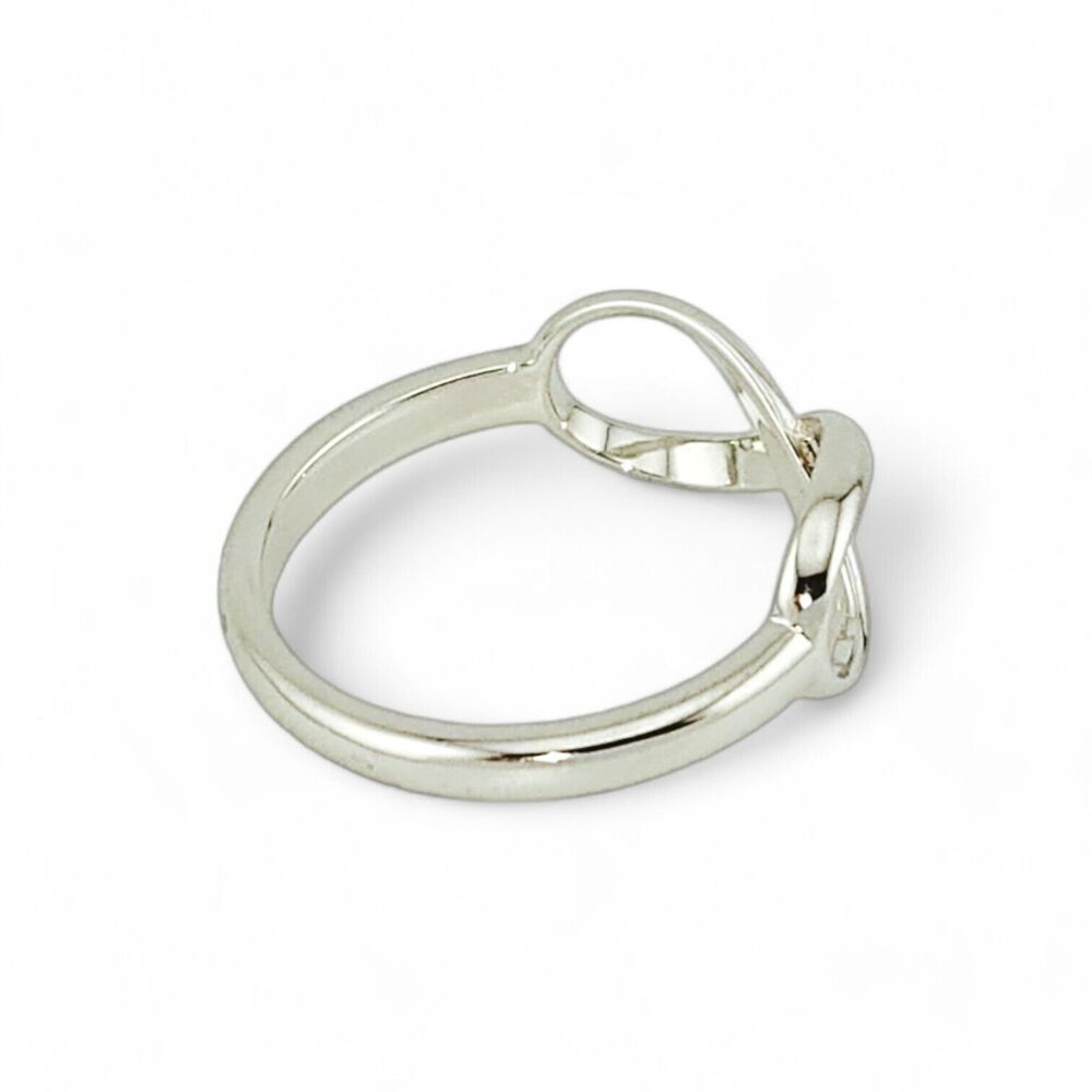 Sterling Silver 925 Infinity Ring - Picture 4 of 5